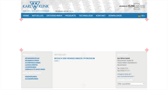 Desktop Screenshot of karl-klink.de